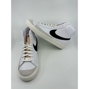 Nike Blazer Mid '77 Vintage White Black Suede BQ6806-100 Retro Mens Size 11
